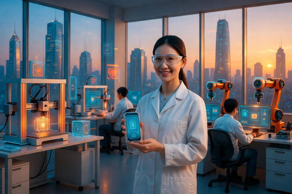 Modern high-tech R&D laboratory in Shenzhen