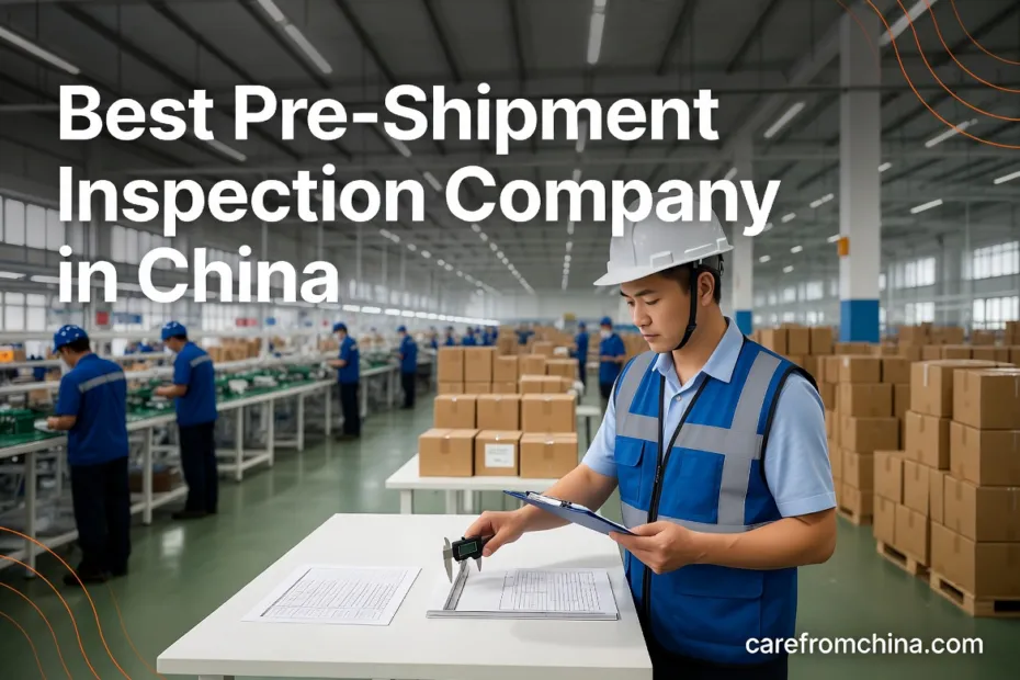 Best Pre-Shipment Inspection Company in China 2026